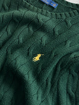 Ralph Lauren Crewneck Cable Knit Jumper (M)