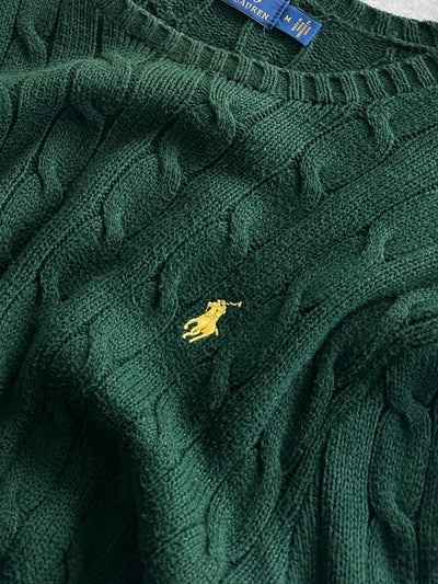 Ralph Lauren Crewneck Cable Knit Jumper (M)