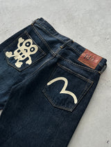 Evisu 13oz Dokuchin Japanese selvage Denim Jeans (W30 x L34)