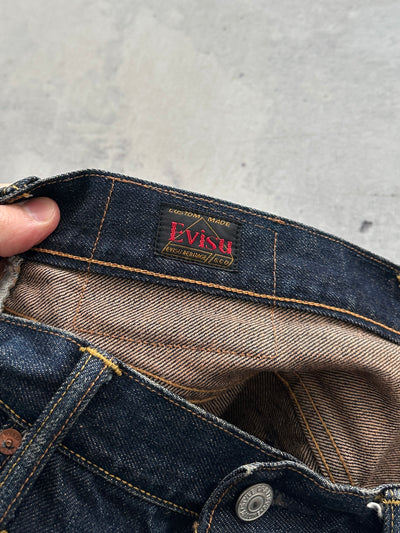 Evisu 13oz Dokuchin Japanese selvage Denim Jeans (W30 x L34)