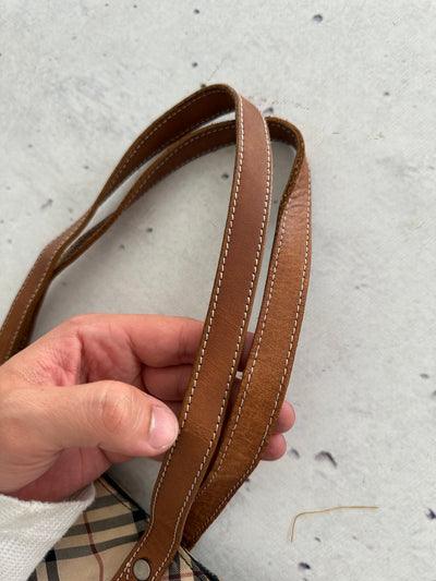 00's Burberry Nova Check Shoulder Bag (One Size)