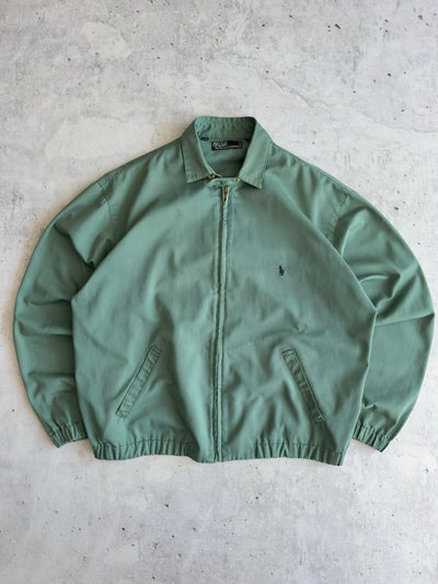 90's Ralph Lauren Zip Up Harrington Jacket (XL)