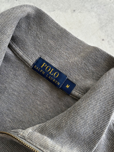 Ralph Lauren Ribbed 1/4 Zip Pullover Jumper (M)