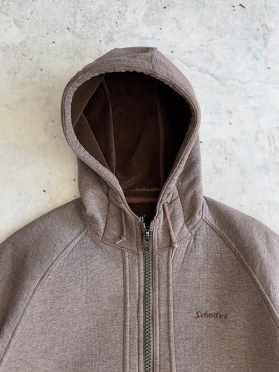Schott NYC Fleece Lined scuba Zip Up Hoodie (S)
