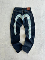 Evisu Selvedge Diacock denim Jeans (W30 x L32)
