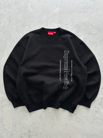 AW/20 Supreme Side Logo Heavyweight Crewneck Sweatshirt (XL)