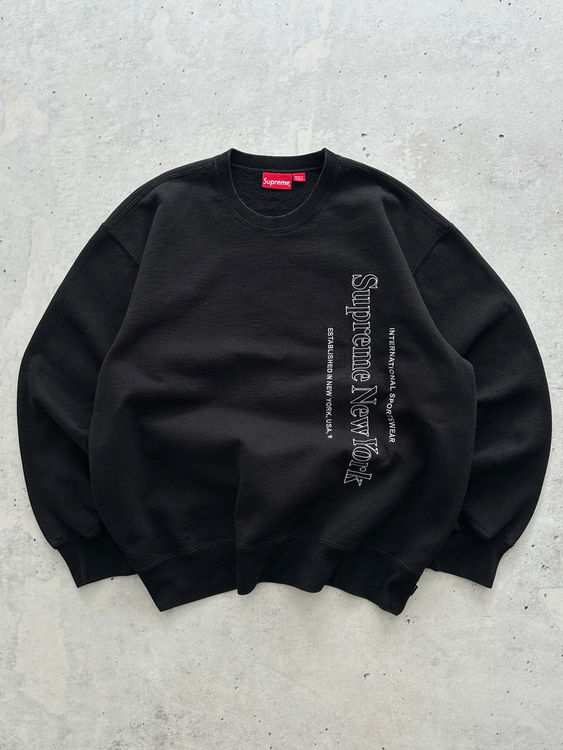 AW/20 Supreme Side Logo Heavyweight Crewneck Sweatshirt (XL)
