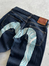 Evisu Selvedge Diacock denim Jeans (W30 x L32)