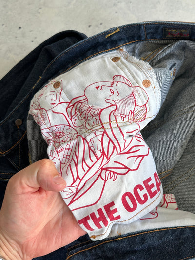 Evisu Selvedge Diacock denim Jeans (W30 x L32)