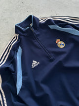 2005/06 Adidas Real Madrid 1/4 Zip Drill Top (L)