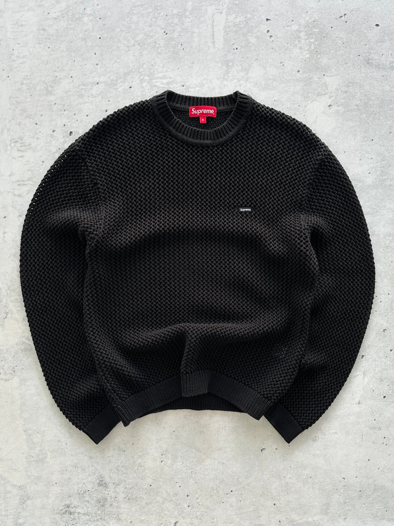 Supreme Loose Knit Small Box Crewneck Jumper (S)