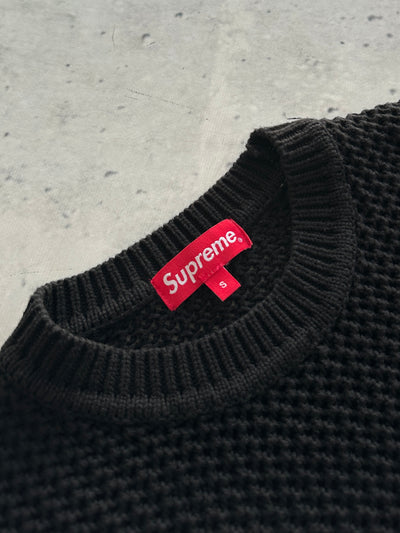 Supreme Loose Knit Small Box Crewneck Jumper (S)
