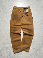 Vintage Carhartt cotton lined carpenter work pants (W32 x L34)
