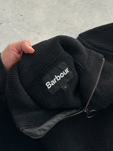 Barbour Milburn Chunky Wool Knit 1/4 Zip Jumper (M)