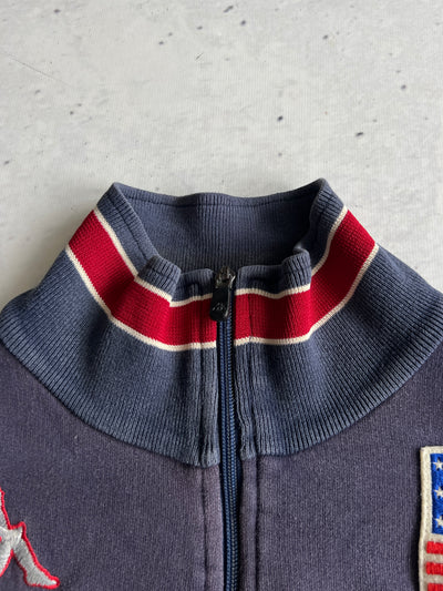 90's Kappa New York 1/4 Zip Pullover Sweatshirt (S)