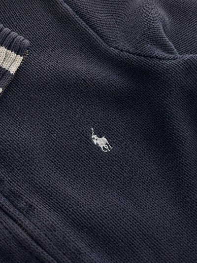 Ralph Lauren Chunky Knit Zip Up Jumper (S)