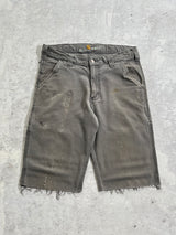 Vintage Carhartt baggy duck canvas shorts (W32)