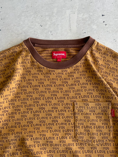 Supreme I Love You jacquard long sleeve T Shirt (L)