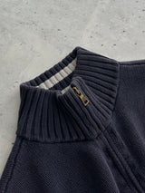 Ralph Lauren Chunky Knit Zip Up Jumper (S)