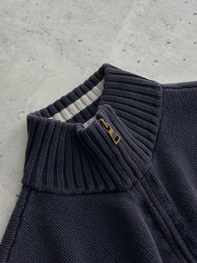 Ralph Lauren Chunky Knit Zip Up Jumper (S)
