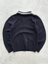 Ralph Lauren Chunky Knit Zip Up Jumper (S)