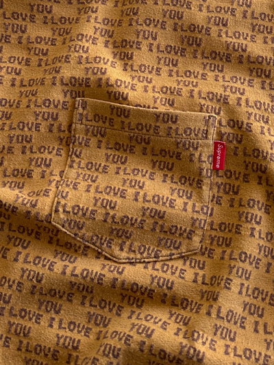 Supreme I Love You jacquard long sleeve T Shirt (L)