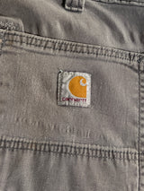 Vintage Carhartt baggy duck canvas shorts (W32)