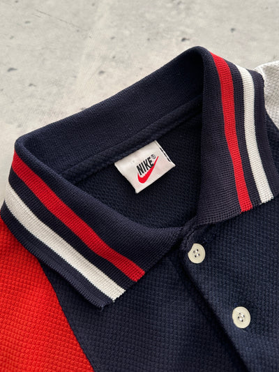90's Nike Just Do It Colour Block Polo Shirt (L)