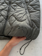 Vintage O'Neill cloud stitch Zip Up Quilted Gilet (XL)