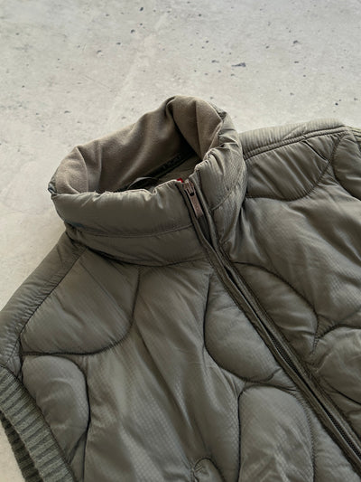 Vintage O'Neill cloud stitch Zip Up Quilted Gilet (XL)