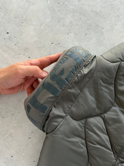 Vintage O'Neill cloud stitch Zip Up Quilted Gilet (XL)