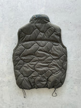 Vintage O'Neill cloud stitch Zip Up Quilted Gilet (XL)