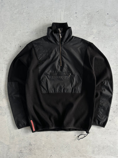 Prada Sport Double 1/4 Zip Knit Pullover Jumper (M)