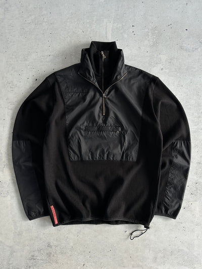 Prada Sport Double 1/4 Zip Knit Pullover Jumper (M)