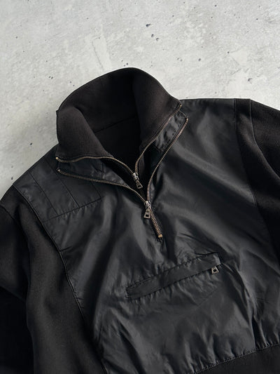 Prada Sport Double 1/4 Zip Knit Pullover Jumper (M)