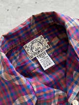 Evisu Gull Wing Gingham Shirt (L)
