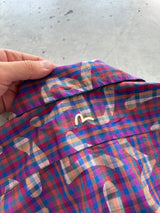 Evisu Gull Wing Gingham Shirt (L)