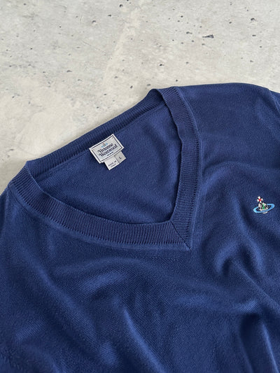 Vivienne Westwood V Neck Knit Jumper (L)