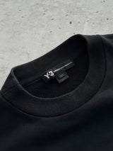 Y-3 Adidas Embroidered Logo stacked Crewneck Sweatshirt (M)