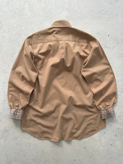 Burberry Nova Check Long Sleeve Shirt (L)