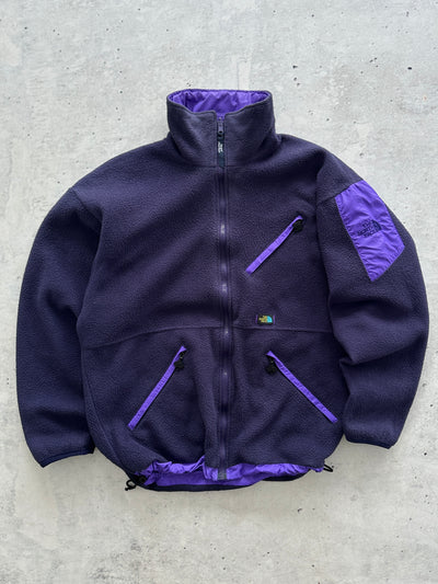 Vintage The North Face Reversible Zip Up Fleece (L)