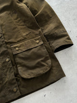 Barbour Acorn Wax zip up jacket (Women's UK 8)