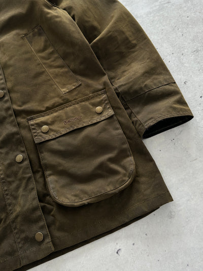 Barbour Acorn Wax zip up jacket (Women's UK 8)