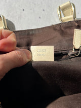 Vintage Gucci canvas / leather monogram tote bag (One size)