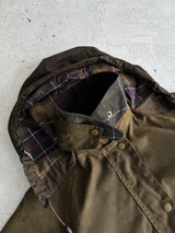 Barbour Acorn Wax zip up jacket (Women's UK 8)