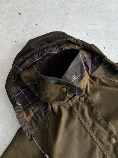 Barbour Acorn Wax zip up jacket (Women's UK 8)