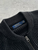 Ralph Lauren Chunky Knit Zip Up Cardigan / Jumper (XL)