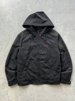 Ralph Lauren fleece lined Hooded Zip Up Jacket (M)
