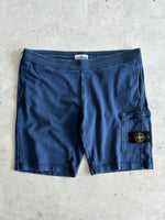 SS/16 Stone Island Garment dyed Bermuda cargo Sweat Shorts(XXL)