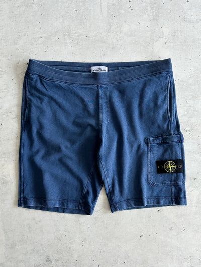 SS/16 Stone Island Garment dyed Bermuda cargo Sweat Shorts (XXL)
